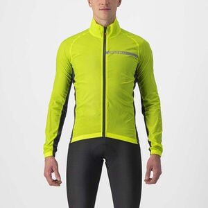 CASTELLI Kerékpáros szélálló dzseki - SQUADRA STRECH - sárga kép