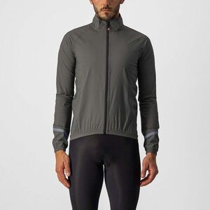 CASTELLI Kerékpáros vízálló esőkabát - EMERGENCY RAIN 2 - zöld kép