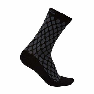 CASTELLI Klasszikus kerékpáros zokni - SFIDA 13 LADY WINTER - fekete/szürke kép