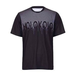 HOLOKOLO Rövid ujjú kerékpáros mez - FORCE MTB - fekete/fehér kép