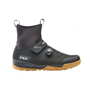 NORTHWAVE Kerékpáros cipő - KINGROCK PLUS GTX - fekete/sárga kép
