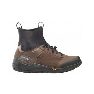 NORTHWAVE Kerékpáros cipő - MULTICROSS MID GTX - barna/fekete kép