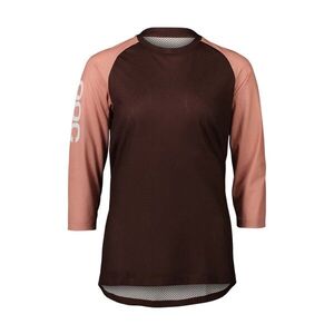 POC Rövid ujjú kerékpáros mez - MTB PURE 3/4 LADY - barna/rózsaszín kép