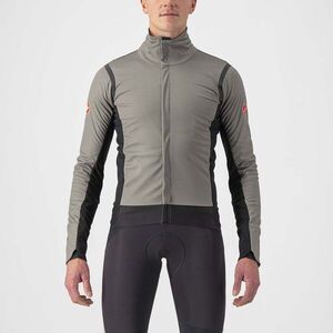 CASTELLI Kerékpáros dzseki béléssel - ALPHA RoS 2 - szürke/fekete kép