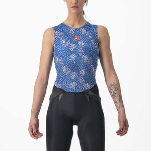 CASTELLI Ujjatlan kerékpáros póló - PRO MESH 4 W LADY - kék kép