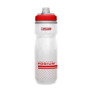 CAMELBAK Kerékpáros palack vízre - PODIUM® CHILL™ - fehér/piros kép