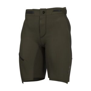 ALÉ Rövid kerékpáros nadrág kantár nélkül - OFF ROAD - GRAVEL OVERLAND - zöld kép