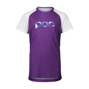 POC Rövid ujjú kerékpáros mez - ESSENTIAL MTB - lila/fehér kép
