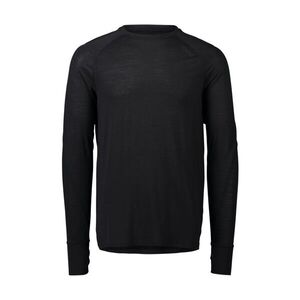 POC Hosszú ujjú kerékpáros mez - LIGHT MERINO - fekete kép