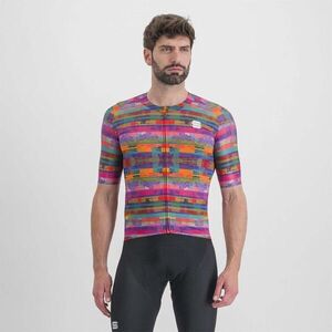 SPORTFUL Rövid ujjú kerékpáros mez - GLITCH BOMBER - zöld kép