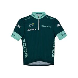 SANTINI Rövid ujjú kerékpáros mez - TOUR DE FRANCE 2024 - zöld kép