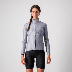CASTELLI Kerékpáros szélálló dzseki - ARIA SHELL W - ezüst kép