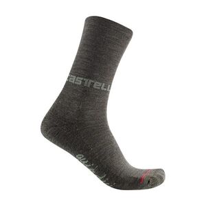 CASTELLI Klasszikus kerékpáros zokni - QUINDICI SOFT MERINO W - zöld kép