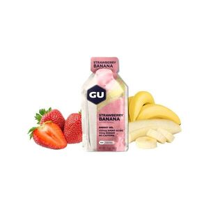 GU Kerékpáros táplálékkiegészítő - ENERGY GEL 32 G STRAWBERRY BANANA kép