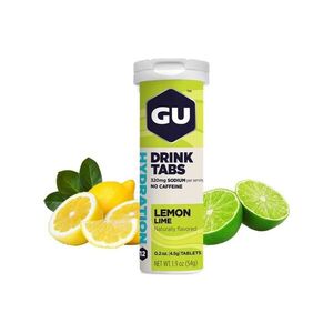 GU Kerékpáros táplálékkiegészítő - HYDRATION DRINK TABS 54 G LEMON/LIME kép