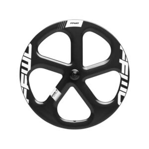 FFWD WHEELS kerék - CARBON 5 SPOKE WHEEL FRONT TUBULAR SKF 1K TRACK - fehér/fekete kép