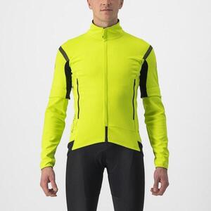 CASTELLI Kerékpáros dzseki béléssel - PERFETTO ROS 2 CONVERTIBLE - világoszöld kép