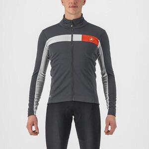 CASTELLI Kerékpáros dzseki béléssel - MORTIROLO 6S - szürke kép