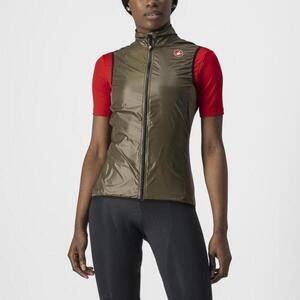 CASTELLI Kerékpáros mellény - ARIA W VEST - zöld kép