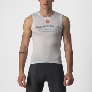 CASTELLI Ujjatlan kerékpáros póló - ACTIVE COOLING - szürke kép