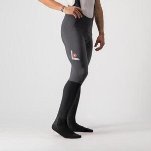 CASTELLI Hosszú kerékpáros nadrág kantárral - VELOCISSIMO 5 - fekete/sárga kép