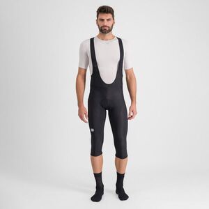 SPORTFUL 3/4-es kerékpáros nadrág kantárral - NEO - fekete kép