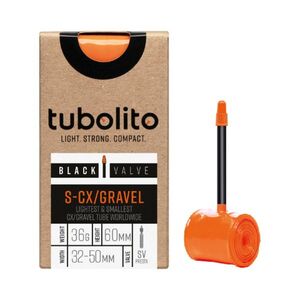 TUBOLITO belső gumi - S-TUBO CX/GRAVEL BLACK - SV42 - narancssárga kép