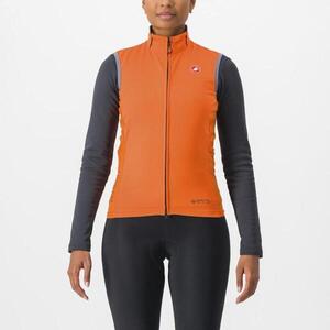 CASTELLI Kerékpáros mellény - PERFETTO RoS 2 W - narancssárga kép