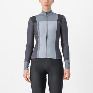 CASTELLI Hosszú ujjú kerékpáros mez - UNLIMITED W THERMAL - fekete kép