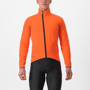 CASTELLI Kerékpáros dzseki béléssel - GAVIA LITE - narancssárga kép