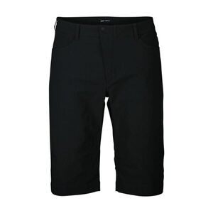 POC Rövid kerékpáros nadrág kantár nélkül - ESSENTIAL CASUAL - fekete kép