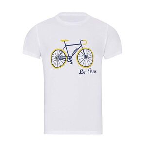 NU. BY HOLOKOLO Rövid ujjú kerékpáros póló - LE TOUR LEMON II. - fehér kép