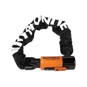 KRYPTONITE kerékpár lakat - EVOLUTION MINI 1055 INTEGRATED - fehér/narancssárga/fekete kép