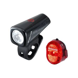 SIGMA SPORT lámpa készlet - BUSTER 150 + NUGGET II - piros/fekete kép