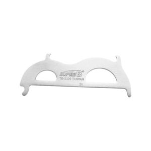 SUPER B mérő - CHAIN CHECKER/HOOK TB-3326 - ezüst kép