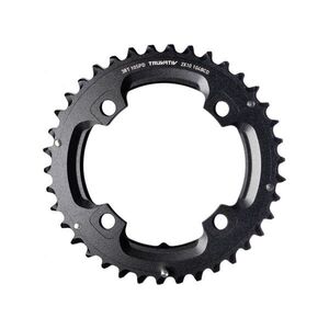 SRAM lánckerék - MTB 38T 104 S1 49 CHAINLINE AL5 2X10 LONG PIN BLAST - fekete kép