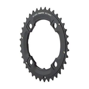 SRAM lánckerék - MTB 36T 104 S1 49 CHAINLINE AL5 2X10 LONG PIN BLAST - fekete kép