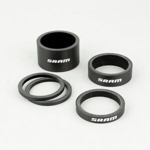 SRAM alátétkészlet - HEADSET SPACER SET - fekete kép