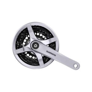 SHIMANO hajtókarok és átalakítók - TOURNEY TY501 170mm 42/34/24 - ezüst kép