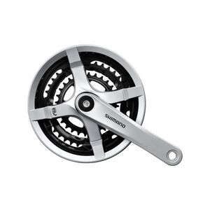 SHIMANO hajtókarok és átalakítók - TOURNEY TY501 170mm 48/38/28 - ezüst kép