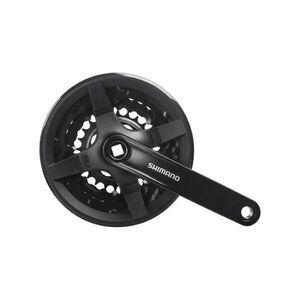 SHIMANO hajtókarok és átalakítók - TOURNEY TY301 150mm 42/34/24 - fekete kép