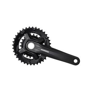 SHIMANO hajtókarok és átalakítók - ALTUS M210 175mm 36/22 - fekete kép