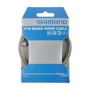 SHIMANO fékbowden - BRAKE CABLE MTB 1, 6x2050mm - ezüst kép