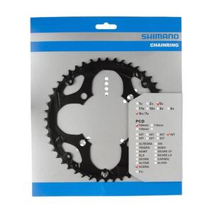 SHIMANO lánckerék - CHAINRING M361 48 - fekete kép