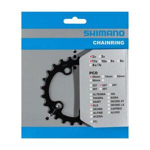 SHIMANO lánckerék - SLX M7000 24 - fekete kép