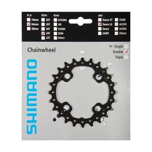 SHIMANO lánckerék - SLX M670 24 - fekete kép