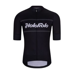 HOLOKOLO Rövid ujjú kerékpáros mez - GEAR UP - fekete kép