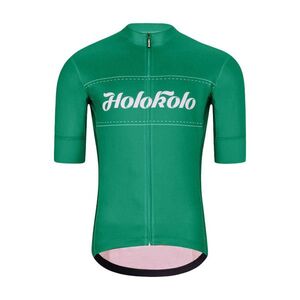 HOLOKOLO Rövid ujjú kerékpáros mez - GEAR UP - zöld kép