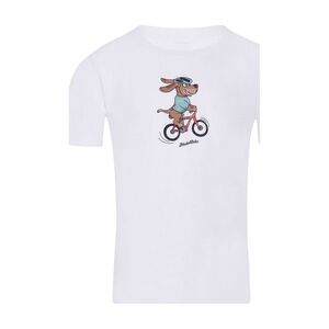 NU. BY HOLOKOLO Rövid ujjú kerékpáros póló - PEDAL POWER - fehér kép