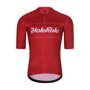 HOLOKOLO Rövid ujjú kerékpáros mez - GEAR UP - piros kép